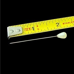 Vintage Hat Lapel Stick Pin freshwater pearl? Estate sale find~Beautiful